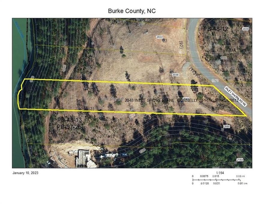 WATERFRONT and DOCKABLE.  Over 3 acres of waterfront property in a quiet cove on beautiful Lake Rhodhiss.  This is 2 separate lots so could accomodate 2 dwellings for your very own family compound. Lake Rhodhiss is ideal for fishing, boating, water skiing, wakeboarding, paddle boarding, swimming, kayaking, canoeing; all water activities!