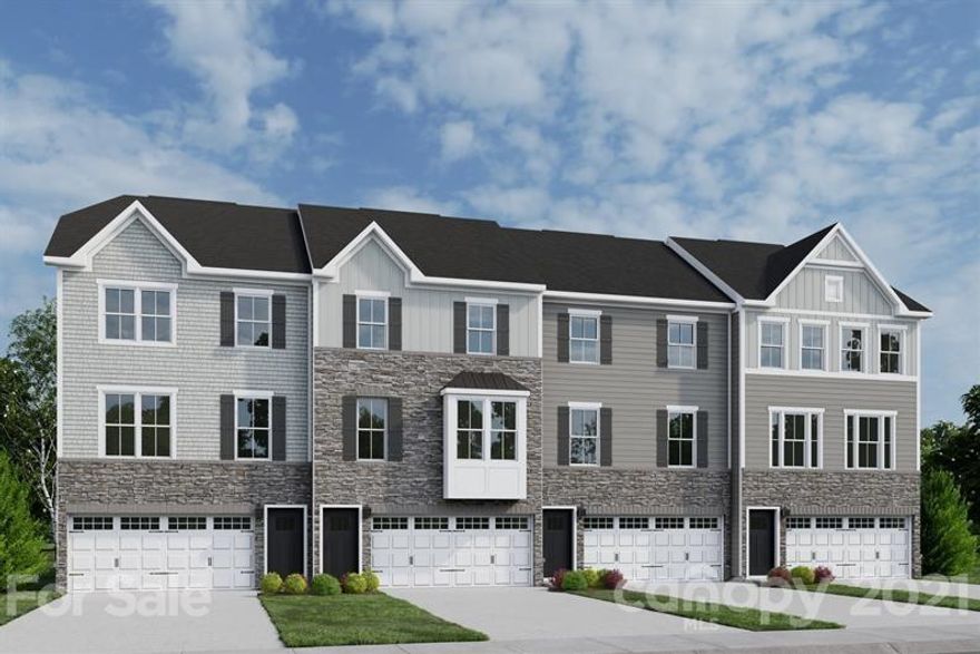 END UNIT MENDELSSOHN! Our 3 story townhome offers a great open living concept with 1st level Finished Rec Room, LVP flooring in Foyer and whole main level, along with a spacious Kitchen with Upgraded Cabinets and large Island. Dining opens onto an 8x10 deck to enjoy your beautiful summer evenings and 3 Bedrooms on the upper level. Trinity Townes is a half mile from Lake Wylie access and 1/2 mile from Model A Brewing and popular restaurants and shopping. I-77 is a short drive away for an easy commute. March 2022 delivery.