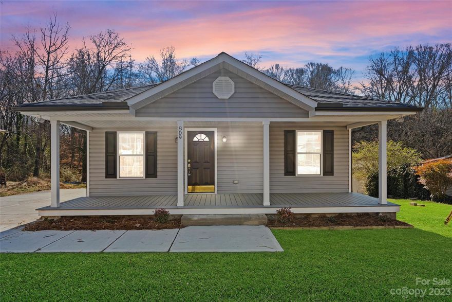 Do not miss this fully renovated home just five short blocks from the thriving Downtown Kannapolis.  Surrounding homes are being revitalized and this is the perfect opportunity to own a "like new" home!  Visit this 3 bed, 2 bath house with one bed and bath handicap accessible.  Enjoy the backyard that leads to a flowing creek at the back property line and backs up to woods creating privacy.  Schedule your showing today!