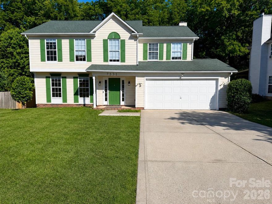 Welcome to this extensively updated, move-in ready home in a prime Charlotte location within close proximity of I-485, shopping, dining, and everyday conveniences.

This 4-bedroom, 2.5-bath home offers a spacious and functional layout designed for both comfortable living and entertaining. The main level features multiple living areas, including a bright living room, a cozy family room, and a dedicated dining space, giving you flexibility for everyday living and hosting guests.

The home has significant upgrades throughout, including a fully renovated kitchen, new flooring, and a beautifully updated primary bathroom. The interior has been freshly repainted and enhanced with a refinished stairway, all new light fixtures, added ceiling fans, and updated hardware on every door. Additionally, all electrical switches and receptacles have been replaced, and a new water heater was installed in 2024, providing peace of mind and a truly modern feel.

Upstairs, you’ll find all four bedrooms, including a spacious primary suite featuring a soaking tub, separate shower, and walk-in closet.

Outside you will have a large, private fenced backyard—perfect for entertaining, grilling, or simply relaxing.

This is a rare opportunity to own a thoughtfully upgraded home in a highly convenient location.