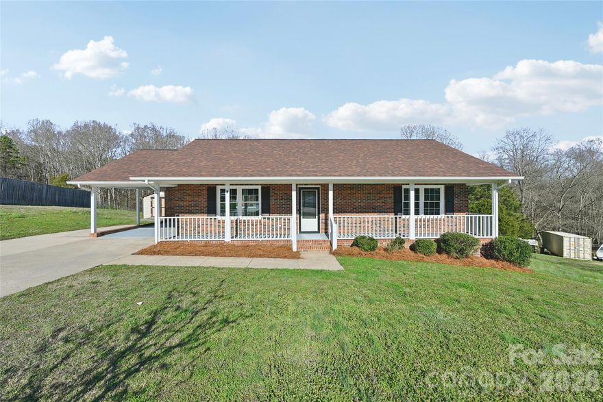 Welcome home to this charming all-brick ranch nestled in Shelby! This 2-bedroom home offers a comfortable and functional layout with spacious rooms and plenty of storage throughout. Enjoy relaxing or entertaining on the back deck overlooking the yard, perfect for quiet mornings or evening gatherings. The covered carport provides convenient parking and protection from the elements, while the additional storage building offers even more space for tools, hobbies, or seasonal items. With its solid construction and great storage options, this home is full of potential and ready for you to make it your own!