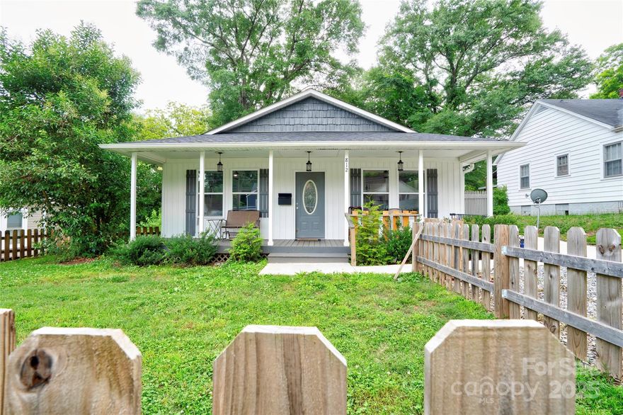 Welcome to this inviting 3-bedroom, 2-bath home featuring a fenced front yard and a classic rocking chair front porch, perfect for relaxing outdoors. Inside, you’ll find a spacious eat-in kitchen with granite countertops, stainless-steel appliances that will remain, and a pantry, plus a large laundry/mudroom offering plenty of storage and functionality. LVP and crowning molding throughout.  Conveniently located near shopping, dining, and major commuter routes, this home combines comfort, charm, and accessibility. Don’t miss this great opportunity!
