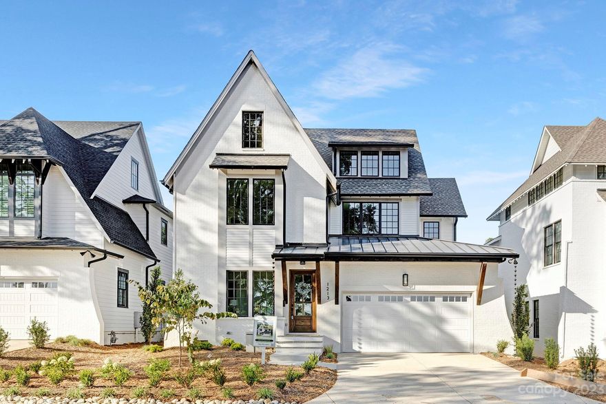 New Construction in an Urban setting.  Located behind Park Road Shopping Center in Myers Park.  Walk to shopping and restaurants.  Convenience of a modern day floor plan, building materials and design selections allow for a low maintenance lifestyle.  Floor Plan features 5Beds/4.5baths and with a full guest suite/study downstairs, beautifully upgraded chef's kitchen, rear covered porch with high-end Infratech heaters, massive primary suite with vaulted ceilings and spacious closet, and top level bonus room.