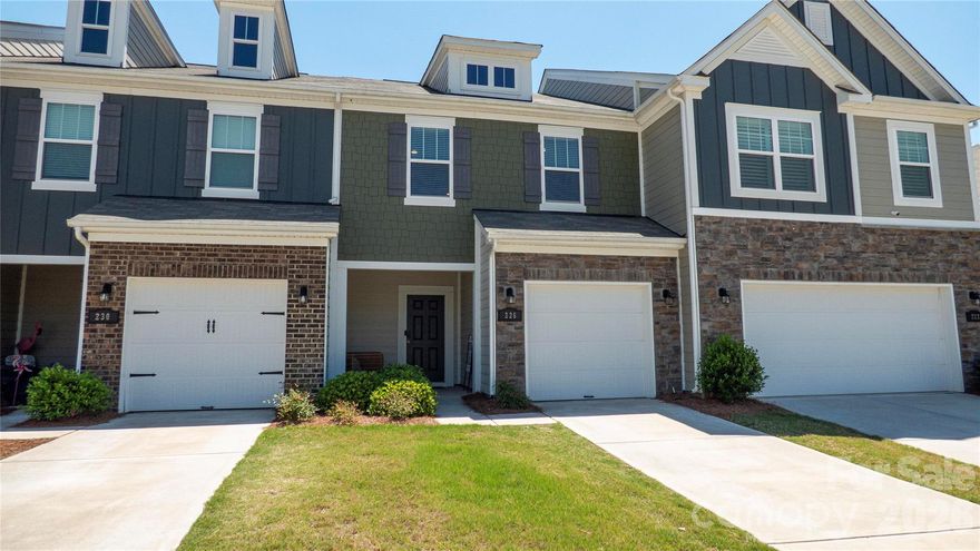 Style, location, and smart living come together in this “better than new” townhome, ideally situated just 3 miles from shopping, dining, grocery stores, and entertainment. Enjoy the vibrant destinations of downtown Matthews just 7 minutes away and Ballantyne only a short 15-minute drive. This home's sleek and sophisticated interior design features are accompanied by modern smart technology, including security, thermostat, and garage door controls. Practical enhancements include the whole-house water softener/purification system, cordless window treatments, and custom closet systems.  These upgrades as well as the thoughtfully curated finishes set this home apart from typical new construction, elevating it well beyond builder-grade. Engineered hardwood floors span the main level and continue through the upstairs hallway and bedrooms, creating a cohesive, upscale feel. Custom millwork, designer accent walls, upgraded cabinet hardware, and stylish lighting and plumbing fixtures all contribute to the home’s chic, contemporary aesthetic. This is an opportunity to own a stylish, move-in-ready, design-forward townhome in a prime location. In addition to the community pond, playground, sidewalks, and streetlights, the HOA maintains the property's landscaping, siding, roofing, and gutters.