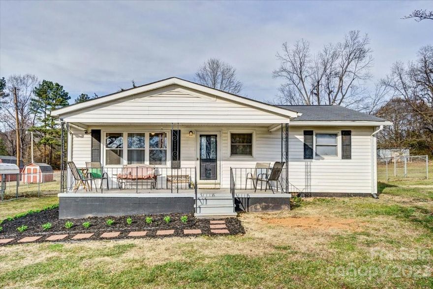 PRICED TO SELL!! Welcome Home! Located off of Dallas Cherryville Hwy and minutes from Hwy 321 and Shopping. This beautiful home just received updates in August 2022! Updated plumbing, electrical/electrical panel, new water heater, moisture barrier and dehumidifier in crawlspace. Also in July 2023 and the septic tank was pumped and plumbing lines completely cleaned. Beautiful refinished original hardwood flooring throughout the main living area/ bedrooms. The kitchen offers brand new cabinets, marble counter tops, stainless steel sink, dishwasher, stove, and microwave and refrigerator. Bathroom has been completely updated too. The room off of the kitchen can be used as a third bedroom. The wonderful flat backyard is partially fenced in. Seller will provide a premium home warranty for the new buyer! This is a Bessemer City gem! New HVAC installed this month.