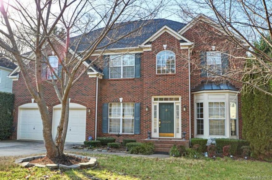 Beautiful 4 BR Home! 2-story Foyer! 2-story Family room with stunning wall of windows! Kitchen with 42" cabinets, solid surface counters, backsplash and tile floors! Beautiful Sunroom! Study on main! Master suite with trey ceiling and sitting area! Master Bath with jetted tub! Surround sound! Wood floors! Private, wooded backyard with seasonal waterview. New Roof! Across street from Walter Henderson Park! New Roof in 2013! Fridge/Washer/Dryer convey! Lake! Community day use boat slip & pool!