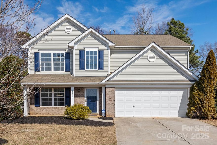 Welcome to 4630 Hannah Drive - a beautifully updated Rock Hill home blending attention to detail with tasteful design. Step onto the welcoming front porch & admire the fresh landscaping that set the tone for this inviting home. Inside, an open floorplan & ample natural light showcase meticulous updates at every turn. Downstairs, enjoy brand new LVP floors, fresh paint, modern light fixtures, formal dining, and a dedicated office. The updated kitchen features trendy blue lower cabinets paired with crisp white uppers, quartz countertops, blue tile accents, and upgraded built-ins in the pantry for smart storage. Cozy up by the gas fireplace in the living room or retreat upstairs where new plush carpeting leads you to 3 spacious secondary bedrooms and your own private haven - a primary suite featuring a high vaulted ceiling, luxurious walk-in shower, & large custom-built closet. Step outside onto the new paver patio and enjoy your fenced yard with mature trees. Schedule your tour today!