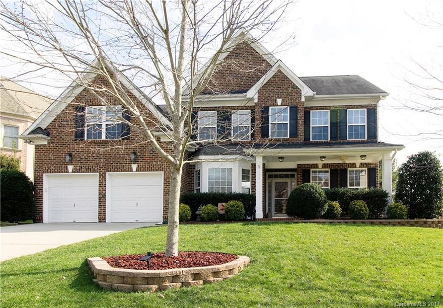 Looking for upgrades, tons of space and a great neighborhood?   This home has it all!  The original owners have lovingly cared for and have made numerous updates to this beautiful home. Gorgeous floors, granite countertops in the open kitchen, custom wine rack, remote controlled blinds in the the 2 story living room, crown molding throughout, transformed 3rd floor into a theater room, beautifully terraced and fully fenced in backyard and a shed! This home is too good to miss. Come see it today!