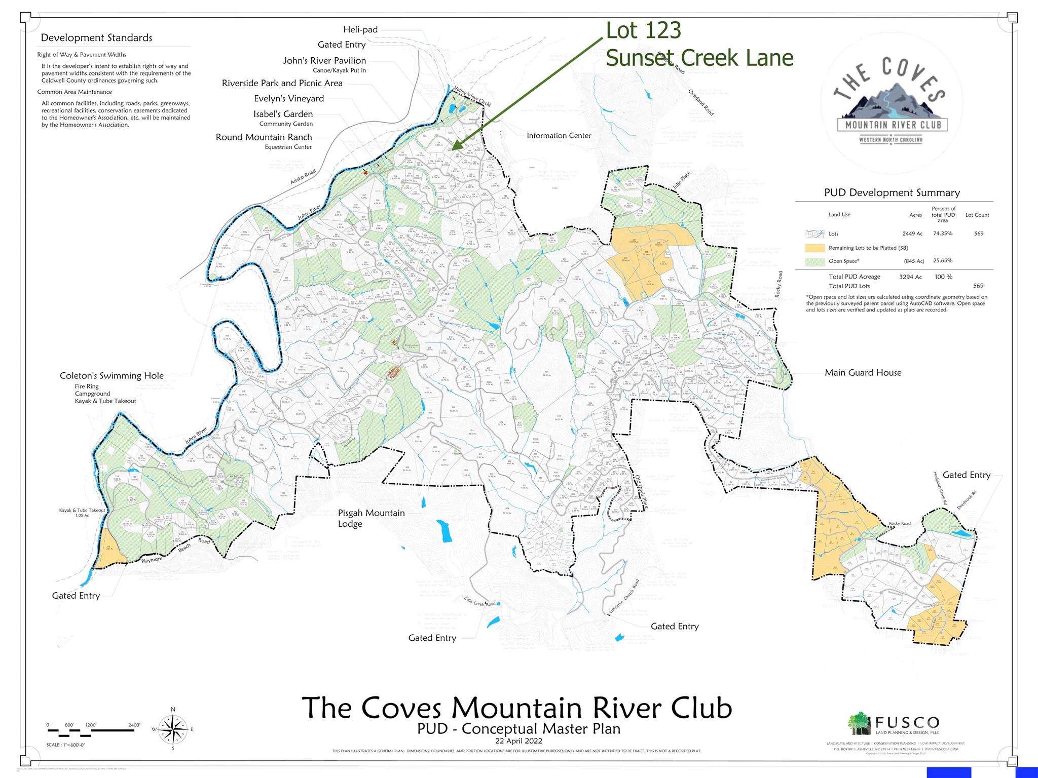 The Coves Mountain River Club - Land