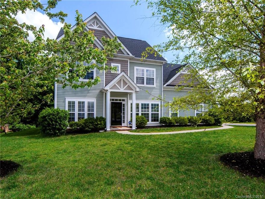 More than meets the eye in this craftsman style home in coveted Autumn Cove at Lake Wylie.  This home boasts a third floor Bonus room, granite, SS appliances, Formal living and Dining rooms, upgraded trim and so much more.  Located within walking distance to Award Winning Crowders Creek Elementary School.