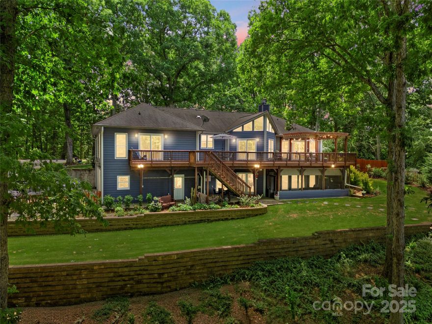 Welcome to this newly listed waterfront home! Located on Lake Norman's N. Shore in Mooresville, NC. this updated 2 Story Craftsman Home has a Finished Basement/ In-law suite/ or potential rental unit, perfect for Investors or Airbnb! No HOA! Option to purchase fully furnished! 

Main floor boasts tons of natural light. The living room offers scenic views of the lake with floor to ceiling windows. Just off the main living area is the large dining room and chefs kitchen. Additional rooms include, primary en-suite and two additional bedrooms & large main level laundry room just off the private office.

Lake level features: 1 BR, 1 BA, LR, Pool Table, Full kitchen w/ dual sided fireplace. 

Relaxing outdoors is easy with numerous decks, patios, fire pit, private deep water, boat dock. Check out the newly added Pressure Treated staircase down to the waterfront for easy lake living!

Don't miss this rare opportunity to own a piece of Paradise on Lake Norman for Under 1.7M!
