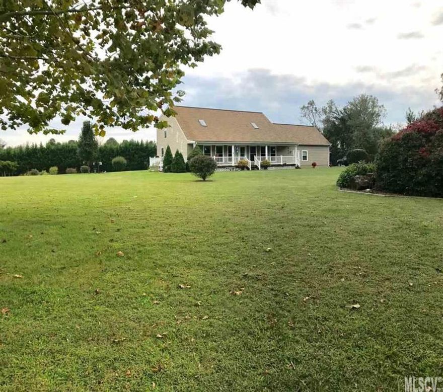 This property is both pristine on the exterior and interior! 3BR/2.5BA Home situated on private three acre lot with additional detached workshop/garage. Large wrap around front porch and screened in porch make enjoying your property easy! Two Story Living Room and Dining Room are bright, vast, and perfect for entertaining. Large Kitchen with plenty of room for a breakfast table and loads of counter space. Bedroom/Office on main level with an additional two bedrooms upstairs. Storage abounds with floored area above garage. This home has been meticulously cared for and is ready for its new owners!