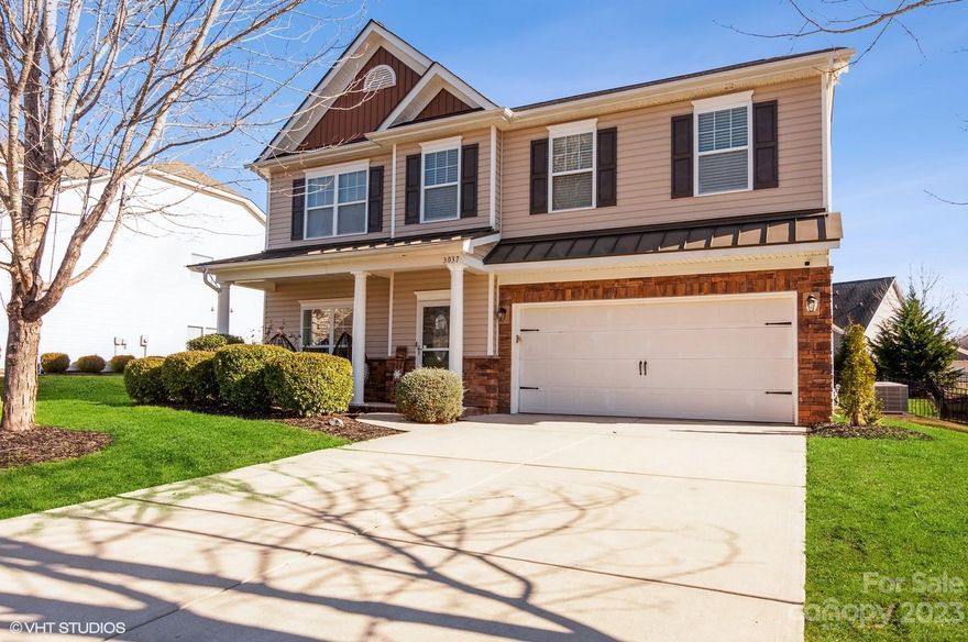 Welcome to this exquisite two-story home that embodies a perfect blend of elegance & style. Entering in the foyer, you are greeted by a sophisticated formal living room & dining room. The great room seamlessly connects to a spacious kitchen, boasting stainless steel appliances, a gas range, walk-in pantry, & breakfast area. Convenient laundry room, powder room, & 2-car garage with upgraded epoxy flooring, tankless water heater, & Tesla charging station located on 1st floor. Ascend to the second floor & discover a large loft, providing versatile space for an office or entertainment. Primary bedroom is a true retreat, featuring a sitting area, two walk-in closets, & a luxurious bathroom w/dual sinks, separate tiled soaker tub, & tiled shower; 3 additional well-appointed bedrooms, & a full bathroom. Outside, the expansive fenced in backyard is perfect for outdoor gatherings. Home is in The Woodlands community, conveniently located near the community pool & neighborhood school!