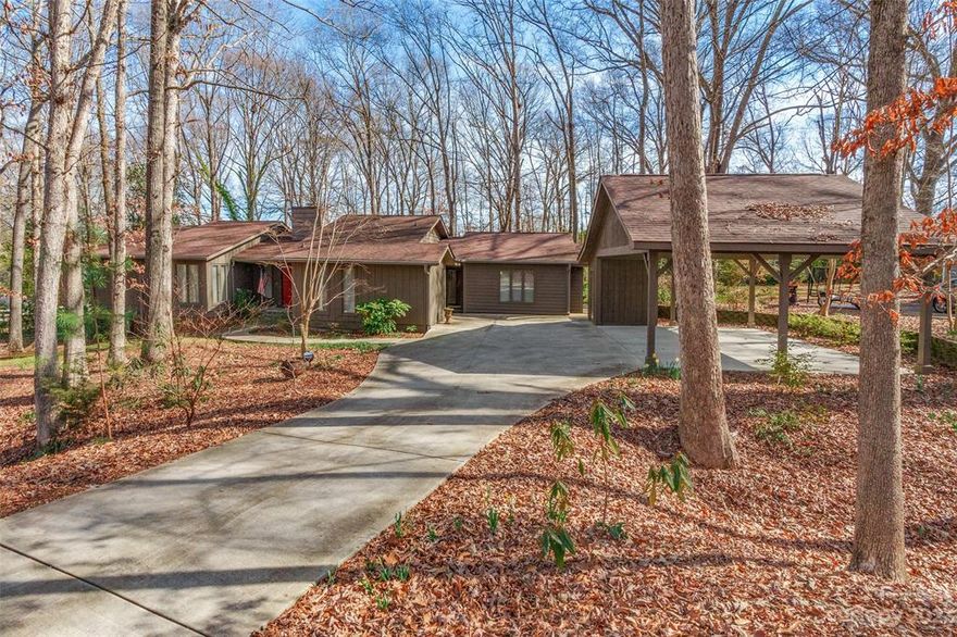 This beautiful 3 bed, 2.5 bath home in Shadowbrook sits on a large wooded lot with a very private setting in the middle of Rock Hill. Enjoy seeing deer in your own back yard while still being minutes from shopping, dining, I-77, and downtown! This house has so much to offer including a double carport, a huge sunroom connecting to a back deck, and a formal living room. Plenty of space both inside and out. This house is one you won't want to miss!