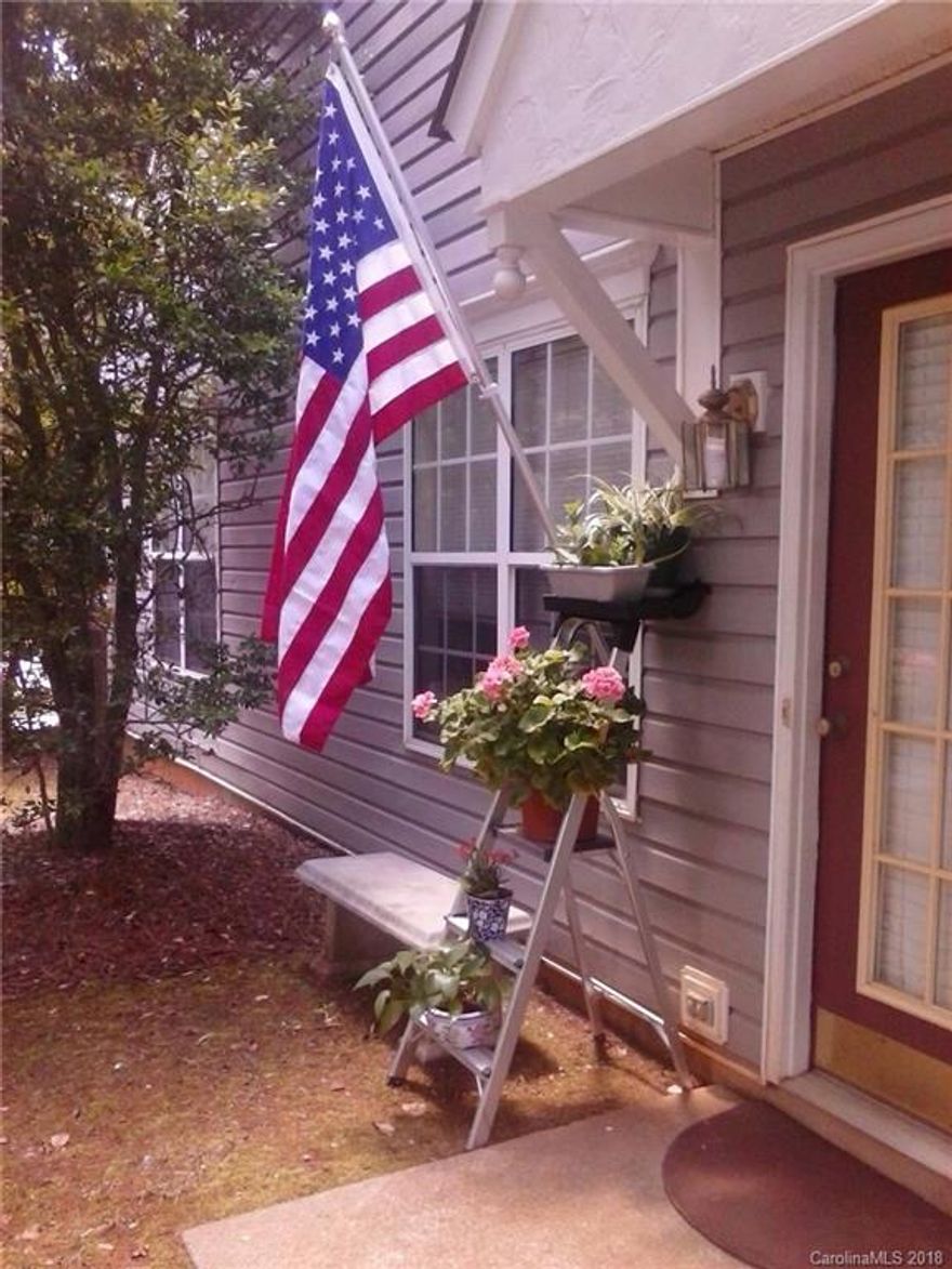 Our buyer got cold feet! Great opportunity for you! Highly desirable end-unit in Prescott Village is ready for new owner. Great location-close to I-77, I-85, I-485, UNCC. Both Greenway and Blueline are convenient. Close to wonderful shopping and restaurants. Large kitchen has lots of counter work space, cabinet space, natural light. Kitchen overlooks pristine community pool. Master on the main, large great room area. Loft could be used as home office, play room, guest suite or third bedroom space.  Full bath and two walk-in closets upstairs are great for long-weekend guests. Dishwasher, disposal, frig with ice maker, hot water heater, updated within the past few years. Washer & dryer stay. Make this your home or rental property investment today!