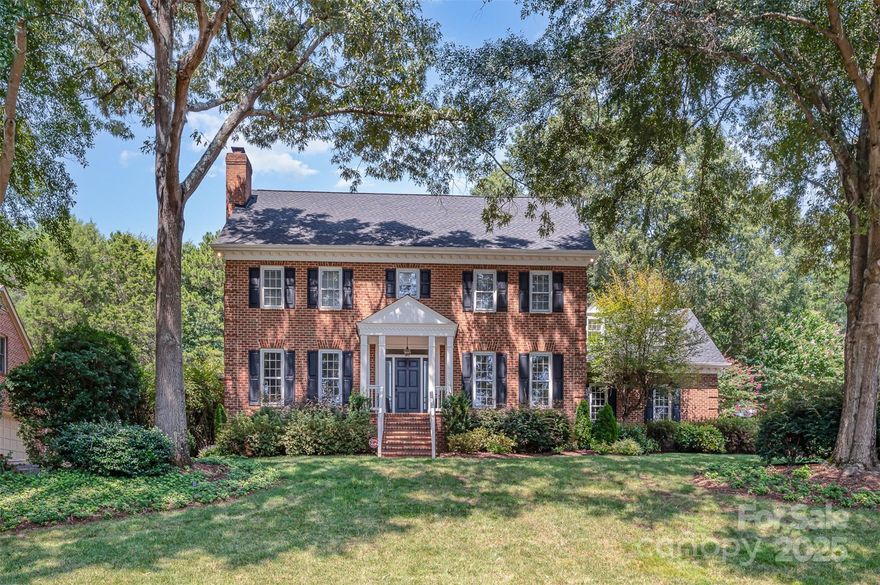 Gorgeous, fully renovated house in the highly sought after neighborhood of Bellemeade in South Charlotte. State of the art Chefs Kitchen with Thermador appliances, quartzite countertops and a wet bar. All bathrooms have been renovated. Custom built-ins in the primary bedroom and in the Living Room. Custom closets throughout the house. New carpet in all the upstairs rooms. An outdoor paradise with a pool, fire pit, fenced in landscaped yard and a large screened porch with heaters. There is also a pool safety fence, if the new owners would like it.