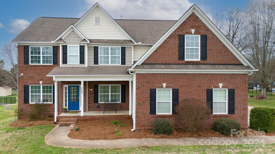 Welcome to Country Living at its Finest! This Immaculately Maintained Custom-Built 4 Bed, 4 Bath Home on over 2 Acres offers an Inviting Open Floor Plan. Perfect for the Growing Family or Entertaining. Enjoy the Formal Dining for Hosting all your Family Gatherings, a Spacious Office for those Work at Homers or make it a Formal Living Rm or Kids Play Rm the Options are Endless. Extra Bedroom on the Main for Guest Convenience. The Kitchen will not Disappoint with it's Island Providing Plenty of Counter Space, Endless Cabinetry, Breakfast Nook & Pantry. Upstairs there is a Versatile Bonus/Flex Room. Generously Sized Bedrooms Up, Including an Oversized Primary Suite with a Huge Sitting Area and Trey Ceilings. Step Outside to the Covered Back Porch Overlooking the Inviting In-Ground Pool and Hot Tub. With a 3-car garage, Irrigation System, Heavy Crown Moldings and the Gleaming Hardwood Flooring this Home Offers Comfort and Luxury in an Established Neighborhood.  Stocked Community Pond.