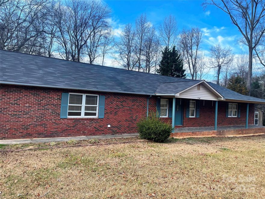 Nice one-story home with a full basement. Home features large rooms, including living room, dining room, den, breakfast area, two bedrooms, two bathrooms, an office, and a sunroom. Living room area is plenty big to have room for an additional bedroom. Large 3-car garage provides plenty of parking or other uses. Out the den door is a very nice covered deck. Roof was replaced in 2024 and a new water heater was installed in 2024. Carpet needs replacing and other flooring could use some updating. Other cosmetic repairs could make this a great home. There is a full basement downstairs that is partially finished. In the basement is a shop, recreation room, office, and plenty of storage. Very nice, 2+ acre corner lot. Check it out!