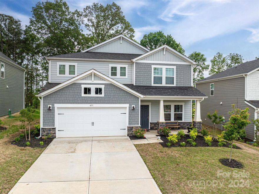 Welcome to your dream home in the sought-after Amberley community. This stunning two-story residence boasts the coveted Dalton model built by Meritage Homes, offering a modern and stylish living experience.
As you step inside, you're greeted by an inviting open floor plan seamlessly connecting the kitchen and living room. The kitchen features sleek quartz countertops, stainless steel appliances, ample cabinet space, and a convenient breakfast bar for casual dining.
Upstairs, a spacious loft awaits, providing additional versatile living space ideal for a play area or home office. Four generously sized bedrooms offer comfortable accommodation for the whole family, each filled with natural light and featuring ample closet space.
Located in the heart of Belmont, you'll enjoy easy access to shopping, dining, and entertainment options on Main St.  This is a must see! Schedule your tour today.