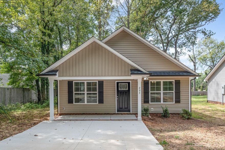 Brand New Ranch with Open Floorpan with 3 Bedrooms, and 2 Full Baths. Well appointed with Granite Counter tops, Soft Close Cabinetry, Stainless Steel appliances and a Walk-in Pantry in the Kitchen, Beautiful vinyl plank floors throughout with luxerious carpet in the bedrooms, and Laundry room with a Built in Drop Zone! The Spacious Primary Bedroom has Walk-In Closet and Granite Counter Tops in the Primary Bath. All Bedrooms have CeilingFan/Light fixtures. Enjoy your 12x10 patio or sit on your 17x5 Covered Front Porch. HUGE NEWS…Lender is offering a LENDER FUNDED 1/0 Rate Buy Down on all new FHA, USDA, VA, AND CONVENTIONAL loans between now and the end of year. Call for more details!