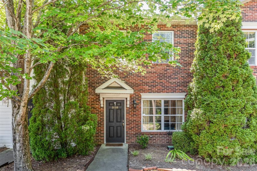 This inviting two-story townhouse in the gated Morrison Place community offers 2 bedrooms, 2.5 bathrooms, and 1,391 square feet of comfortable living space. Designed with both functionality and privacy in mind, each upstairs bedroom features its own private en-suite bath—an ideal setup for roommates, guests, or anyone who values personal space.

The main level welcomes you with an open floorplan accented by durable vinyl plank flooring and abundant natural light. A cozy gas log fireplace creates a warm focal point in the living room, while the adjoining dining area flows seamlessly into the kitchen, complete with cabinetry, pantry storage, and a layout that makes both everyday living and entertaining effortless. A convenient half bath and main-level laundry room add to the home’s practical design.

Upstairs, the spacious primary suite includes a walk-in closet and a bath highlighted by a relaxing garden tub.The second bedroom also enjoys its own full en-suite bath, making the upper level perfectly suited for shared living arrangements without compromise.

Outdoor living is just as appealing, with a private rear patio ideal for morning coffee or evening unwinding. Residents enjoy access to community amenities including a pool within the gated neighborhood, along with assigned parking for added convenience.

Located in northeast Charlotte, this home offers easy access to major highways, shopping, dining, and nearby universities and business centers. With its thoughtful layout, private en-suites, and low-maintenance lifestyle, this townhouse presents an excellent opportunity for homeowners and investors alike.