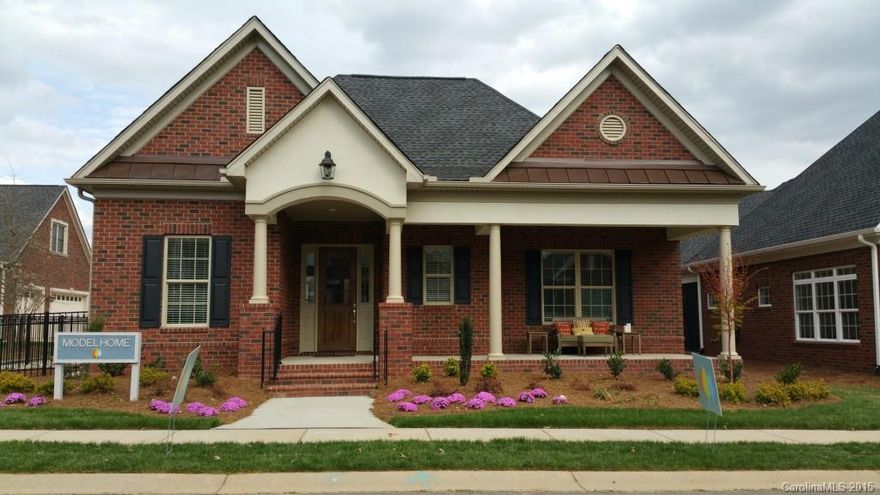 Augusta Place at Laurel Creek is a charming/distinctive community of 22 maintenance-free award winning brick courtyard homes. Walking trails and optional clubhouse, pool, tennis. Convenient to I-77 and 25 minutes from downtown Charlotte. Hardwood/ceramic floors standard. Options that can be included at additional cost include guest suite upstairs, screen porch,sun-room. Yard maintenance 110 per month