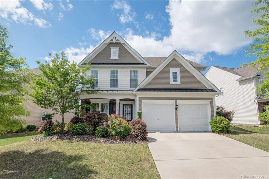 Charming, light & airy home in popular Belair! Inviting front porch design with stone accents. Spacious living & dining rooms lead to gourmet kitchen with all the upgrades! Center island, tile backsplash, granite & gas cooktop. Upgraded cabinets & wood trim package throughout home. Soaring, 2-story great room with window wall & cozy corner fireplace. Large owners retreat features tons of light! Spacious bath with dual vanities, tub/shower combo & huge walk-in closet. Hurry! This one won't last..