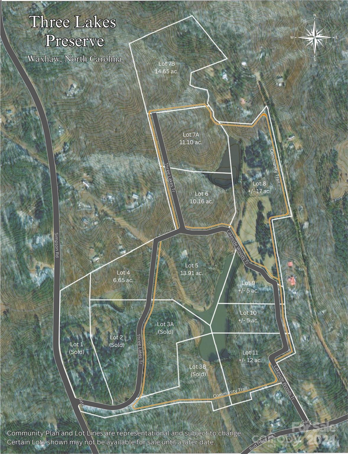 Three Lakes Preserve - Land