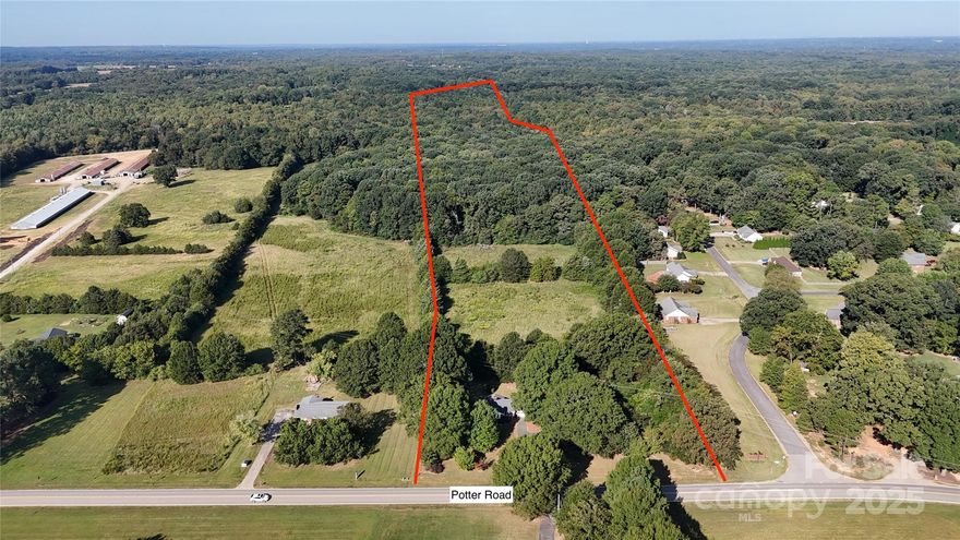 Prime Development Opportunity in the Heart of Waxhaw/Mineral Springs! Situated in one of Union County's most sought-after areas, this pristine 24.71-acre parcel at 3004 Potter Rd S offers a serene Southern landscape primed for innovation. Flat, fertile farmland with nutrient-rich soil perfect for continued agriculture or visionary redevelopment, it holds exceptional promise for residential subdivision, bespoke estates, or a secluded family retreat, all conveniently close to Waxhaw's acclaimed schools, boutique amenities, and swift Charlotte commutes. Recent evaluations underscore robust septic compatibility throughout much of the site—accommodating 4- and 5-bedroom configurations with reliable panel-block or drip systems on key proposed lots. This captivating haven invites you to craft your legacy in a region where prime acreage is increasingly scarce. Home on the property being sold as is.