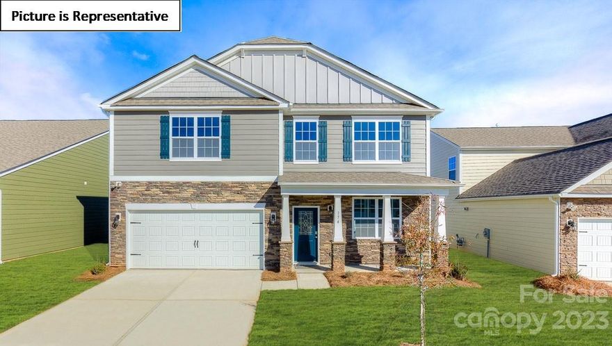 This brand new construction home is designed for entertaining. A sizeable 2 story that has just what you need with a home office on the main level. There is so much flexibility with a total of 4 bedrooms, plus a loft upstairs and an office. Each bedroom has it's very own walk-in closet. This home is nestled in a new community in the quaint town Locust. This is a great time to get in to this up-and-coming town. Be sure to check out all of the new businesses on your way here. Conveniently located off of Albemarle Road, only 28 miles from uptown Charlotte.  This home is an incredible value with all the benefits of new construction and a 10 yr. Home Warranty! Home is Connected package includes programmable thermostat, Z-Wave door lock and wireless switch, touchscreen control device, automation platform, video doorbell, and Amazon Echo Show and Echo Dot.  All home features are subject to change without notice. Please ask agent for details!