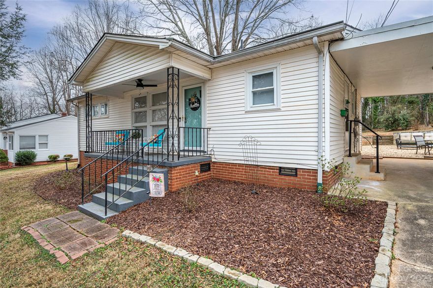 Excellent opportunity - priced below 200k! This cute 3 bedroom home has a brand new roof (2022), new gas pack (2019), updated plumbing under the house (2019) and kitchen refrigerator and stove new as of 2019. Hardwood floors throughout main living areas and bedrooms. New retaining wall at carport/driveway 2021. Nice fire-it area in the backyard. Storage building. Don't wait to schedule your tour!