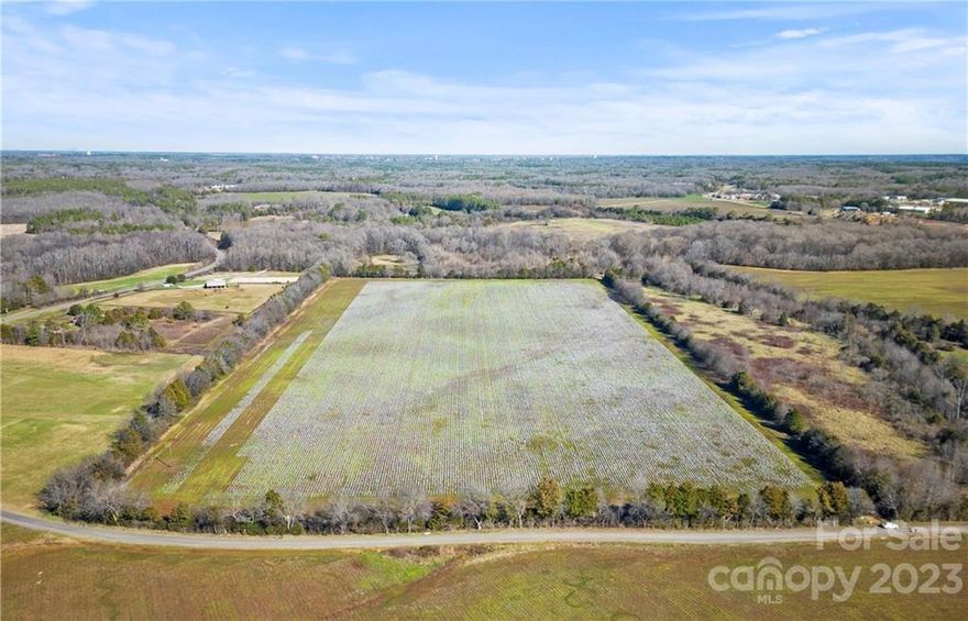 Opportunities await on this property made up of over 51 acres of land in Rock Hill that is located outside the city limits. There is approximately 38+/- acres of cleared area that is lined by trees. Behind the tree line is an area that is partially fenced pasture that includes a creek at the back of the acreage. The land has been used for farming for at least 35+ years. Over the years there have been many different crops and the most recent is cotton. And the land has been used for cattle as well. This property is minutes away from Winthrop University, downtown Rock Hill, many restaurants, shopping and Historic Brattonsville which features over 30 historic structures from the 1760s to the late-19th century. The back portion of the land, behind the treeline is in Flood Zone AE which would require flood insurance if a buyer wanted to build a home in this area. Multiple offers received. Willing to consider backup offer.