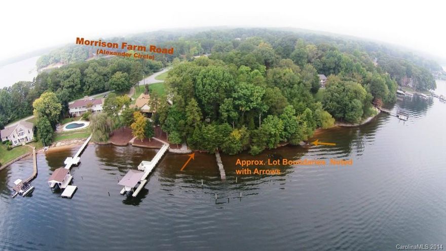Beautiful 160' of waterfront on Morrison Point! Sloping access to water if perfect for swimming, boating and water play. 90' pier area includes pilings for floating dock. Separate boat ramp for launchng watercraft. Wooded lot  allows for privacy.  Great location for your dream home! Well on site.
