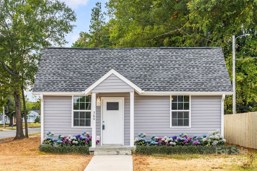 Charming, Completely Renovated Home features 3 bedrooms and 2 full bathrooms, brand-new roof, siding, and windows, along with all-new electrical wiring. Step inside to a bright living room with LVP flooring throughout, and ceiling fans in all rooms. The kitchen shines with granite countertops, new cabinets, stainless steel appliances, and a modern sink. Enjoy peace of mind with a new HVAC system, smoke detectors, and a new water heater. Washer/dryer hookup included for convenience. A new privacy fence was recently installed. Thoughtful upgrades inside and out, this home blends modern finishes with lasting quality!