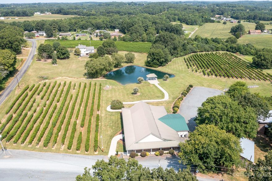 Dennis Vineyards consists of 44.72 acres, including 11.94 acres of active grape vines. The vineyard has 17,328 square feet of improvements including the following: 1) A 5,061 square foot event facility that is used for weddings, receptions, corporate events, family reunions, etc.; 2) A 3,051 square foot tasting room/gift shop; and 3) 9,216 square feet of winery production space. Dennis Vineyards is centrally located in the Piedmont of NC serving the Albemarle, Charlotte, Greensboro, Kannapolis, Concord, and other neighboring markets. The winery was founded in 1997 by the Dennis family and today produces a broad range of wines.