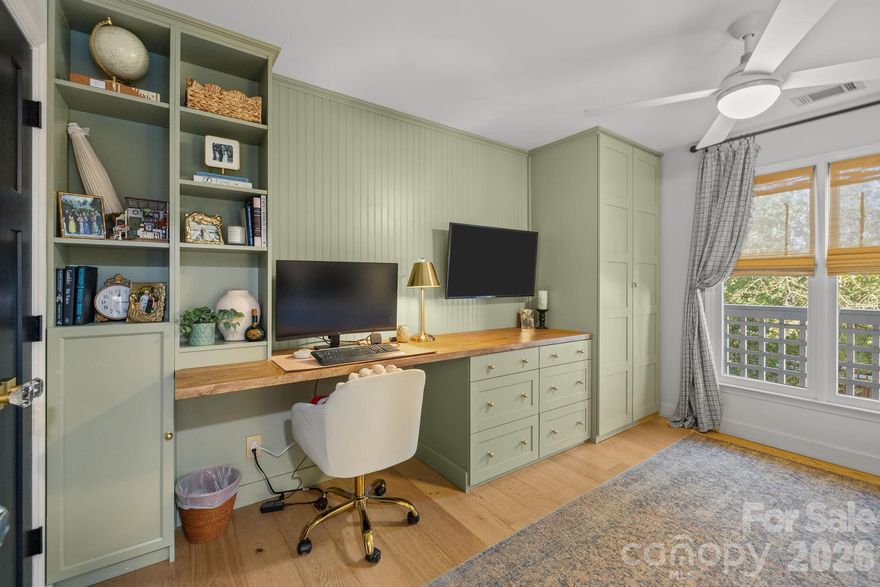 Exquisitely reimagined from top to bottom, this luxury condo delivers elevated living in the heart of Myers Park. Every detail has been thoughtfully curated, from the beautifully renovated, spa-like bathrooms to the upgraded primary closet designed to maximize space & organization. A custom built-in office adds both sophistication & functionality, ideal for today’s lifestyle. The kitchen features coveted GE Café appliances & timeless design. Offering a rare turnkey opportunity with a large balcony, community pool, in one of Charlotte’s most sought-after neighborhoods, this residence blends modern luxury & an unbeatable location just moments from South Charlotte dining, shopping, and amenities. A must-see in person!