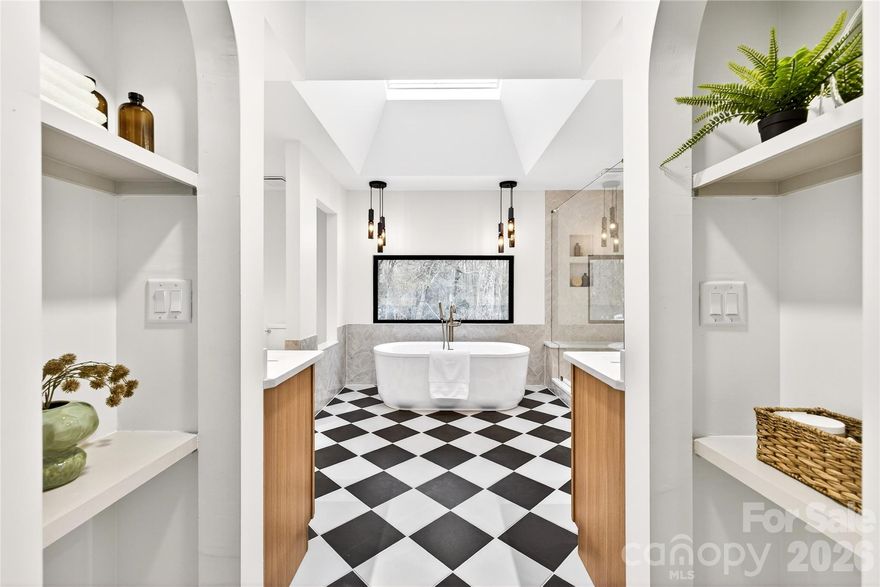 Welcome to 2011 E. Barden Road — a beautifully renovated five-bedroom, 3.5-bath home with over 2,800 square feet in the highly desirable SouthPark area of Charlotte.

This home has been thoughtfully designed and renovated for both everyday living and entertaining. The showstopper is the luxurious primary suite, featuring what may be one of the most beautiful master bathrooms in the area. Enjoy a freestanding soaking tub, a spacious walk-in shower with bench seating, dual vanities with dedicated get-ready stations, and separate his-and-hers closets with custom built-ins.

The main level offers a seamless flow with a formal living room, dining room, and a bonus room featuring a cozy fireplace. The designer kitchen will leave you impressed with elegant cabinetry, quartz countertops, and a custom built in pantry. Step outside to a large deck overlooking the expansive backyard, complete with a huge fire pit—perfect for entertaining or relaxing year-round.

Upstairs, you’ll find four additional bedrooms and two full baths, including an ensuite ideal as a second primary or guest suite, plus a shared bath for the remaining bedrooms.

Situated on a 0.92-acre lot—nearly a full acre—on a quiet cul-de-sac, this home offers privacy and space while still being close to everything SouthPark has to offer. The neighborhood features voluntary HOA participation with no restrictions, giving you flexibility and freedom.

This home is truly gorgeous and a must-see. Don’t miss the opportunity to experience it in person.