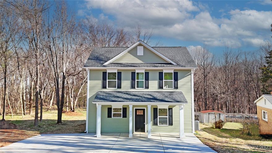 Discover the epitome of modern living in this brand-new, two-story residence by Northway Homes. This open-concept home is designed for both comfort and style, boasting 3 beds and 2.5 baths. Situated in an excellent location just one mile from downtown Matthews, convenience meets luxury with no HOA fees. The home's access, tucked away through a private alley, ensuring privacy and exclusivity. Step inside to stylish vinyl plank flooring that graces the entire first floor, creating a seamless flow from room to room. The heart of the home lies in its open concept, providing an inviting space for entertaining friends and family. The primary bedroom, a tranquil retreat, features an ensuite bath, offering a perfect blend of convenience and relaxation. Two additional bedrooms on the second floor share a well-appointed full bathroom, providing ample space for family members or guests. This is a rare opportunity to own a home that combines modern living, convenience, and location in one package.
