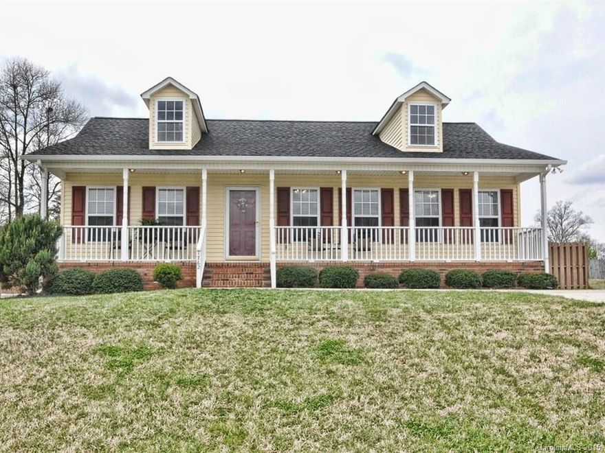 Cute 1 story home close to I77, backyard has shadow box fencing. Great back deck for grilling & lovely rocking chair front porch.