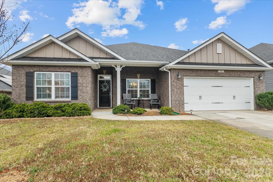 Welcome home to this beautifully maintained partial brick ranch offering effortless one-level living in a desirable golf course community. This inviting home features 4 bedrooms and 2 full baths, with one bedroom thoughtfully designed to double as a private home office complete with elegant French doors—perfect for today’s flexible lifestyle. The open floor plan and split-bedroom layout provide both functionality and privacy, while vaulted ceilings in the great room create an airy, light-filled space ideal for relaxing or entertaining. A separate formal dining room flows seamlessly into the kitchen, making gatherings both comfortable and convenient.
Lovingly used as a second home for many years, this residence has been gently lived in and exceptionally well cared for, truly reflecting pride of ownership. Located in the sought-after Larkin neighborhood, residents have the option to join the golf club and enjoy additional amenities that enhance the lifestyle this community offers. Come home, unwind, and live your best life in a home that combines comfort, quality, and community.