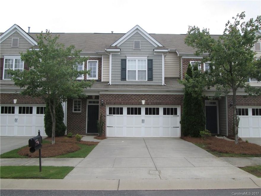 Hardwood floor on main floor, new hardwood floor on master bedroom & family room. Brand new carpet on 2nd floor.  2nd floor got a spacious living room/ loft. Private backyard. Easy access to get on I-485 Providence exit. Close to shopping center, and great school district. Washer, dryer, and refrigerator included. Move in ready.