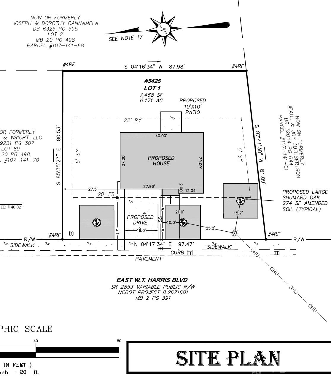 5425 E W T Harris Boulevard