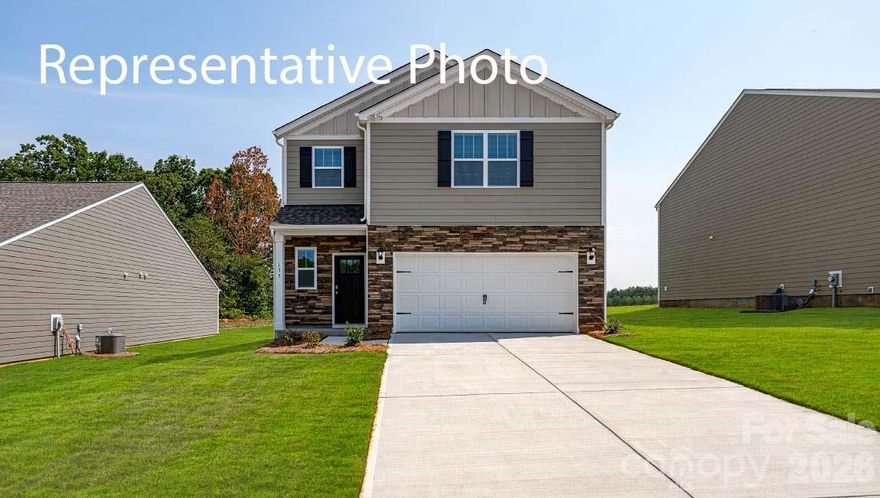 Come see 1038 Two Brothers Lane located in York, South Carolina!

Welcome home to Fergus Crossing in Historic York, SC! This beautiful, brand new, move-in-ready home is in the charming and historic town of York, SC. York, SC is a short drive away from Charlotte, NC, just 28 miles away. Nestled in the desirable community of Fergus Crossing, residents enjoy outstanding amenities, including a pool, playground, pickleball courts, and walking trails. With its modern design, great location, and unbeatable price, this home offers exceptional value and comfort. Don’t miss your chance to make it yours!

The Darwin is a spacious & modern two-story home that boasts an impressive level of comfort, luxury, and style. This home offers three bedrooms, two & a half bathrooms & a two-car garage. The moment you step inside this home you will be greeted by an inviting foyer that leads you into the heart of the home. The open-concept layout connects the kitchen, dining room, & living room, fostering a sense of unity & allows easy interaction for entertaining. The chef’s kitchen is equipped with modern appliances, ample storage space, a walk-in pantry, & a large center island. Escape upstairs to the primary suite, complete with a large bedroom space, en-suite bathroom, & walk-in closet. The additional bedrooms provide comfort & privacy & have access to a secondary bathroom. With its thoughtful design, spacious layout, & modern conveniences the Darwin is the perfect home for you. Don’t miss this opportunity on this home, schedule an appointment today!