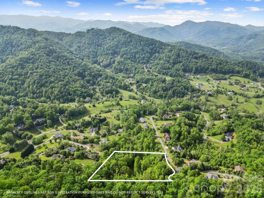 Located in the desirable Seven Glens community,  this rare 3.49-acre homesite sits just minutes from the community entrance and offers an exceptional opportunity to build your dream home. Easy paved road access, underground power, and a partially cleared, buildable area make this property both convenient and ready for your vision. Notably, the HOA allows modular homes—an uncommon and valuable feature for an HOA community.

Whether you’re seeking a full-time residence or a serene mountain retreat, this property delivers the tranquility of nature without sacrificing proximity to neighbors and nearby amenities. Seven Glens is one of the most sought-after communities in the area. Don’t miss this opportunity to own a piece of paradise in the heart of Madison County, with a Weaverville address. Schedule your visit today and experience the possibilities firsthand.