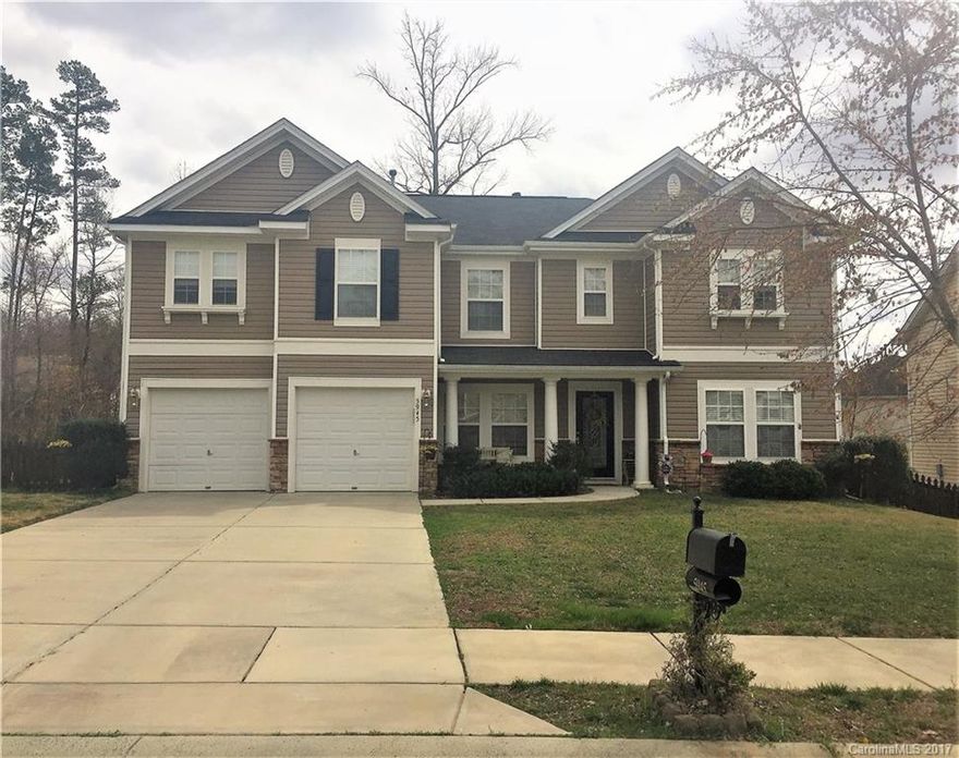 Pretty home with a great floor plan in the Versage neighborhood -just a half mile off of Lawyers Road in Mint Hill.  This home features an open floor plan with 4 BR, 2.5 BA a nice size loft and second floor laundry room!  Fenced, level backyard.
