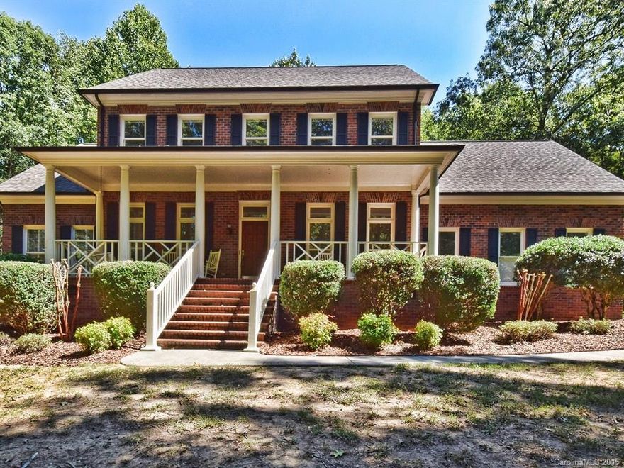 Relaxation, Serenity, Privacy! If these words are in your criteria for your new home then you will enjoy this one! On just over 8.5 secluded acres this 3,700+ sf home has a lot to offer. All brick construction with a large covered front porch provides great curb appeal for you and your guests! Master on main plus 3 beds up and 2 additional bonus rooms! Upgrades include granite, hardwoods, gas log fireplace, covered rear porch and more. The 2 car detached garage is perfect for all the toys!