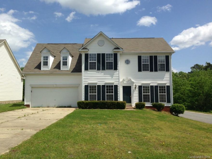 Great 3 bedroom home with 2 full & 1 half baths plus bonus room upstairs that can easily be used as a 4th bedroom. Gas logs in living room, formal dining room & eat-in kitchen.