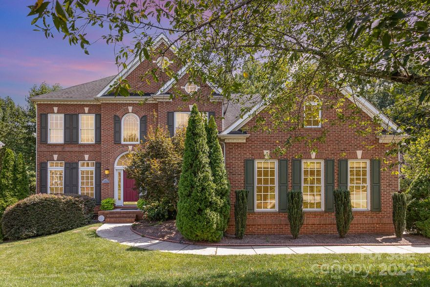 Come see this exquisite home near excellent Fort Mill schools! Inside the home, you'll enjoy the gourmet kitchen with double ovens and stainless appliances for your cooking delights, oversized bedrooms for your comfort, hardwood floors throughout the home for the statement it makes and ample storage for your convenience. You'll especially appreciate the primary on the main floor with a beautiful custom closet and huge bathroom. Outside, you'll experience the ultimate relaxing on your screened-in porch or out by the pool with heating for spa and surrounded by landscape lighting to provide the perfect ambiance. Your guests will love the entertainment you'll provide in the elegant cabana with spanish tiles, ventilation fan, & music with the bluetooth enabled ability. Don't miss your opportunity to be in Melbourne at Bailiwyck.