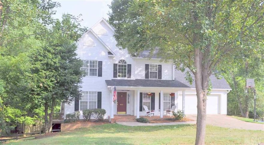 Welcome to your private retreat! This 4BR 3.5 Bath home with full basement and new Roof is located on a cul-de-sac on over 1 acre with private rear yard that leads to a creek. This home offers a main level office, hardwood floors, open GR that lead to a breakfast area, kitchen with breakfast bar, tons of cabinets and formal dining room.  The second level offers a large master suite with laminate flooring, double vanities, shower, whirlpool tub and walk in closet.  Three additional bedrooms and full bath complete the 2nd level.  The basement has a full bath and room for finishing the den and guest room.  The rear deck overlooks a cleared and wooded area for privacy and fun for the kids! Located in St Stephens school district this one won't last long!