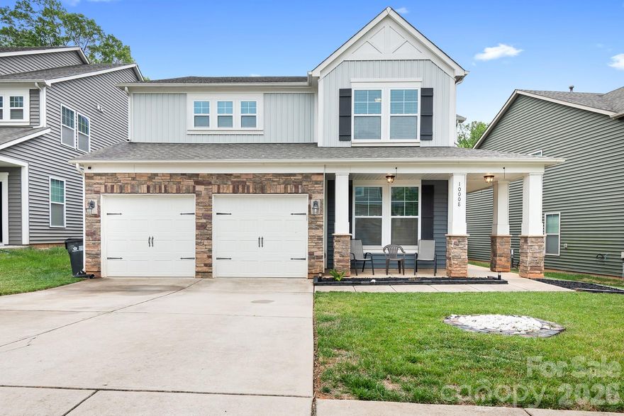 Location! Location! Location! Come check out this beautiful move-in ready home! The floor plan, space, and flexibility makes it perfect for any family.  The main floor features  an office/bonus room with french doors and a bedroom with an on-suite full bathroom. Upstairs the large master bedroom has a nice on-suite sitting room and two walk in closets! The remaining bedrooms can be used for family, guest rooms or even a movie room! This home has enough room for all your needs. You can sit outside on the wrap around front porch and enjoy a cup of coffee or head out back to a  private  fenced in yard. The location is just outside the city and has quick access to 485, which allows you to get anywhere in 20 minutes.